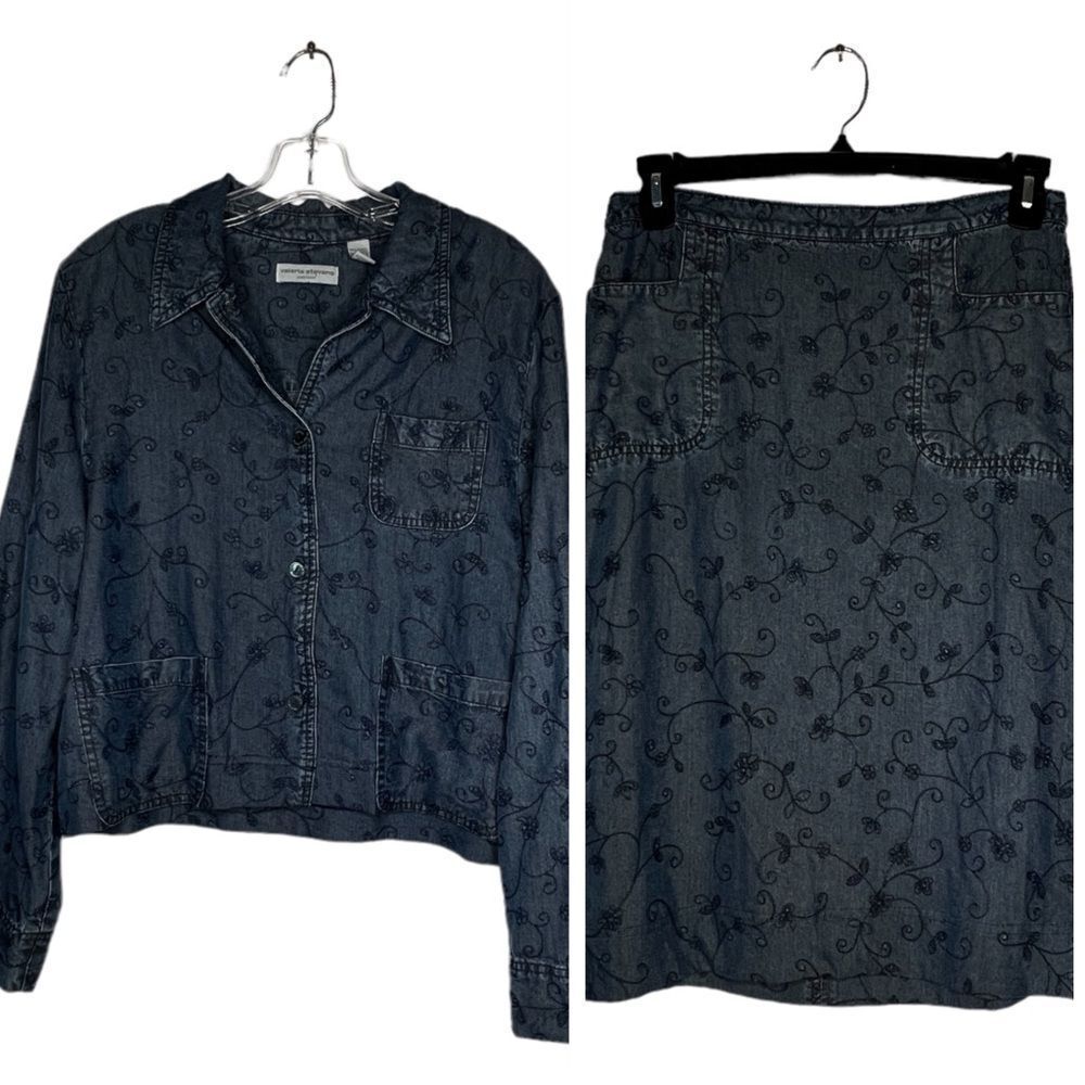 Vintage Valerie Stevens‎ Casual Skirt Set